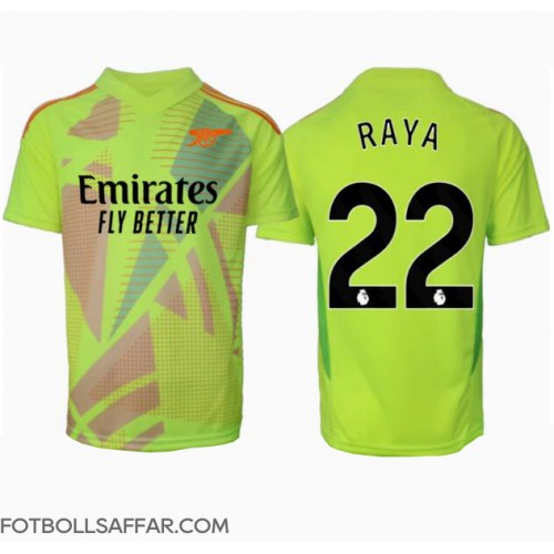 Arsenal David Raya #22 Målvakt Hemmatröja 2024-25 Kortärmad